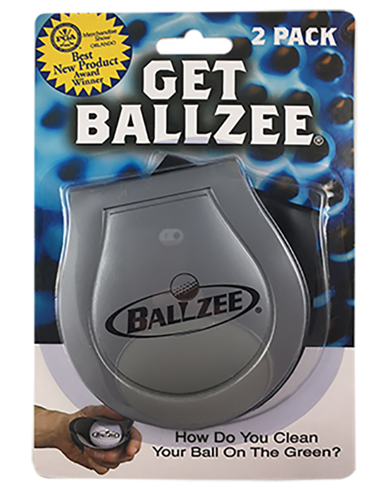 BALLZEE Ball Cleaner 2 PK - J&M Golf Inc.