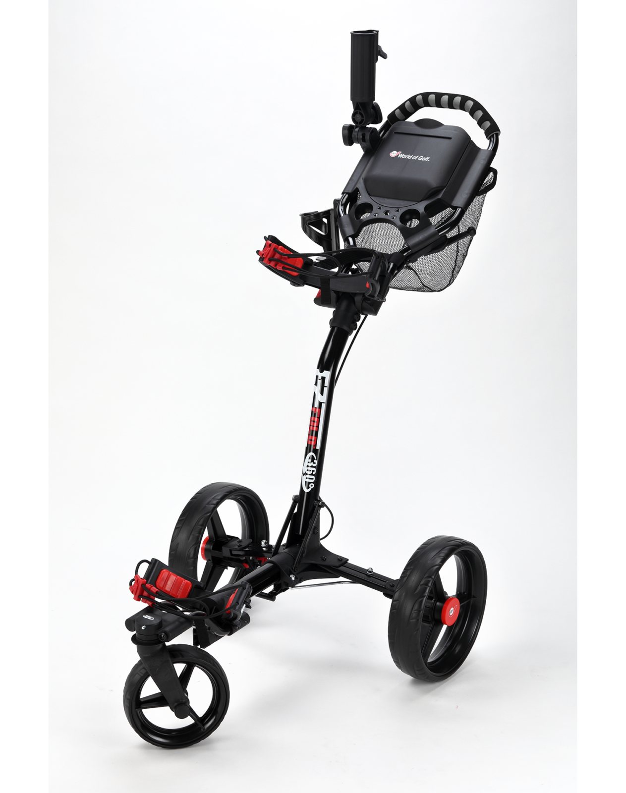 JefWorld EZ Fold Push Cart J&M Golf