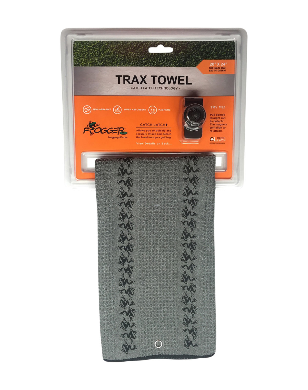 Frogger Trax Towel J&M Golf Inc.