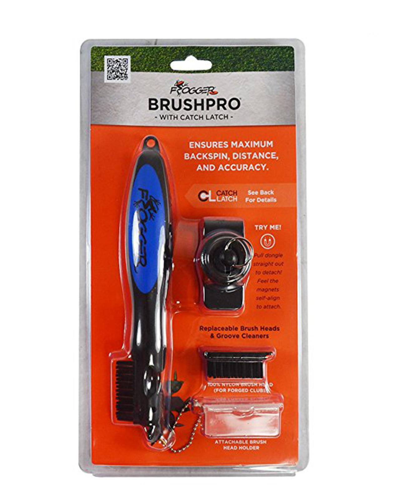 Frogger Brush Pro with Catch Latch J&M Golf Inc.