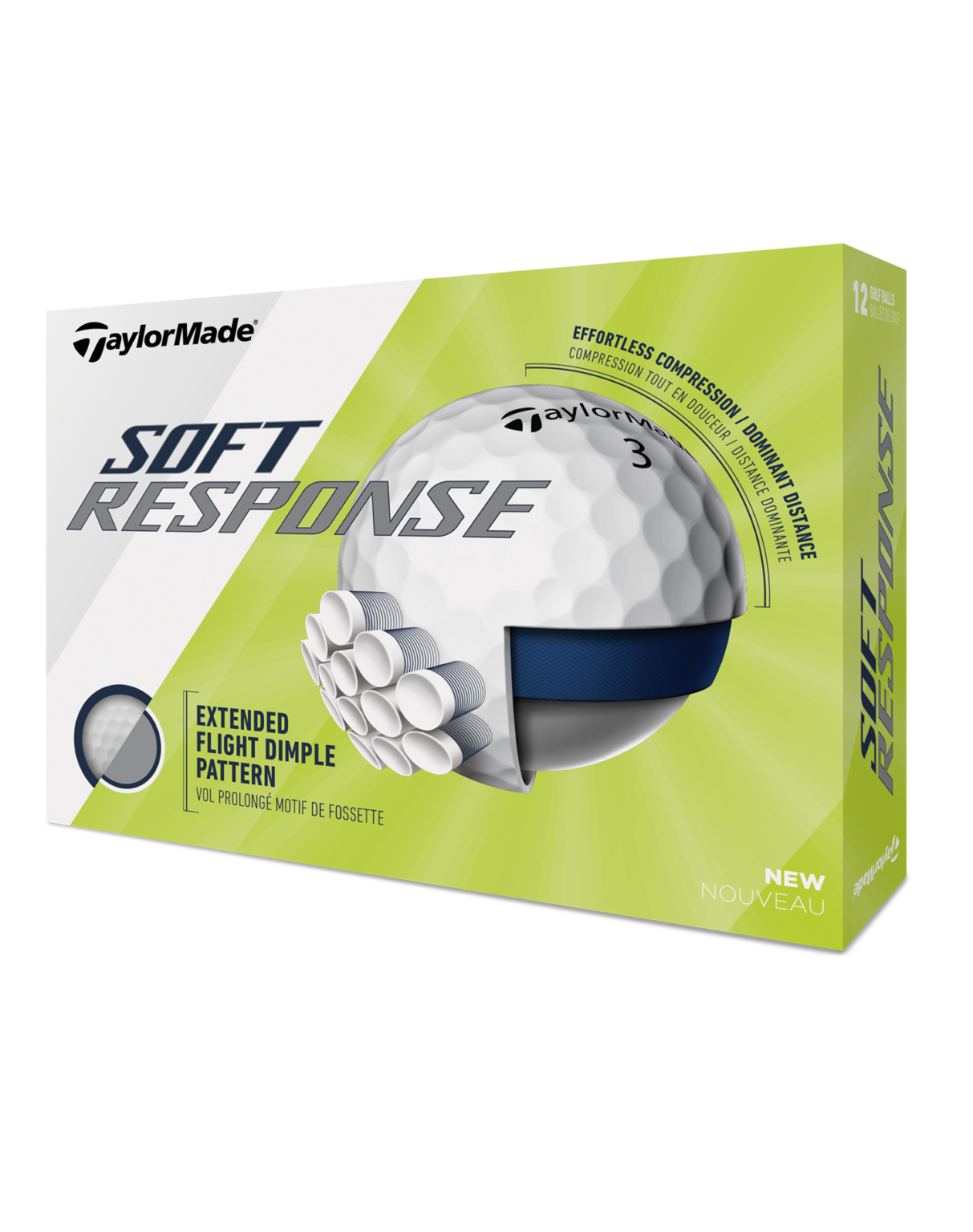 TaylorMade Soft Response Golf Balls 12pk J&M Golf Inc.