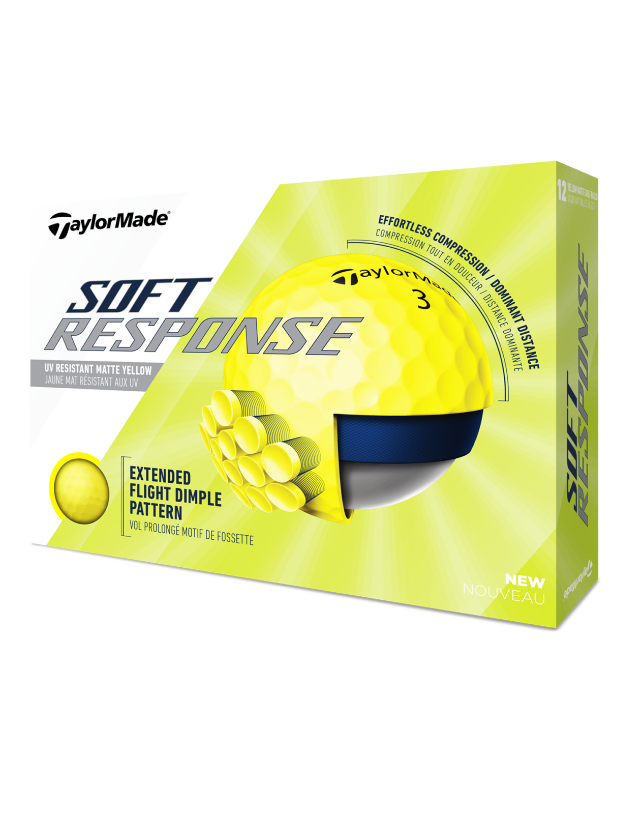 TaylorMade Soft Response Golf Balls 12pk J&M Golf Inc.