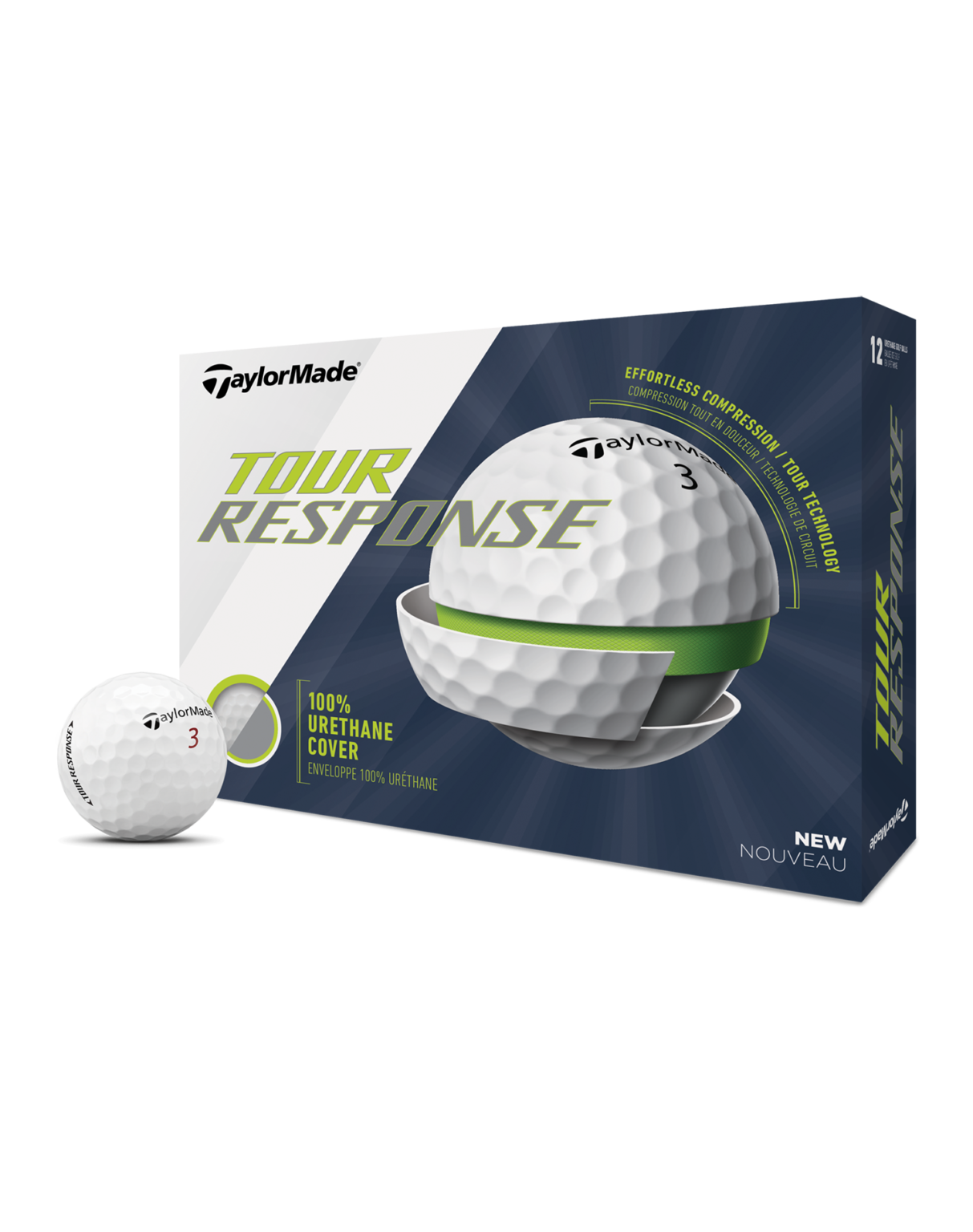 TaylorMade Tour Response Golf Balls 12pk J&M Golf Inc.