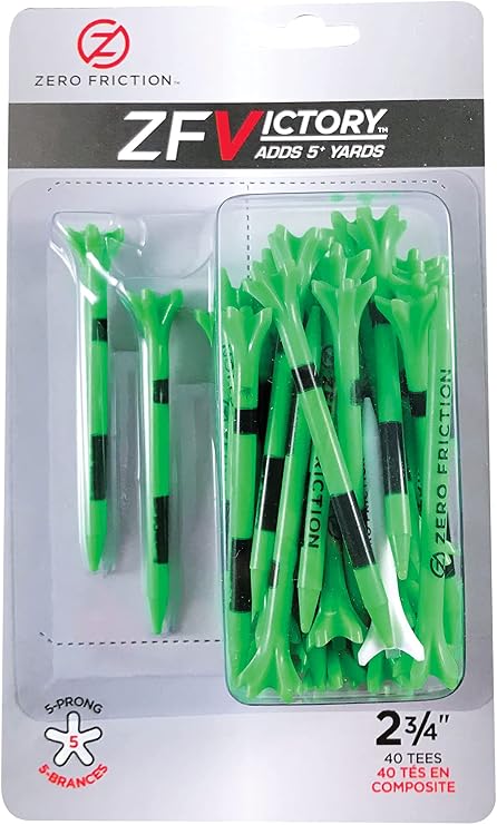 Zero Friction 40 Count Victory Series Golf Tees - Image 3