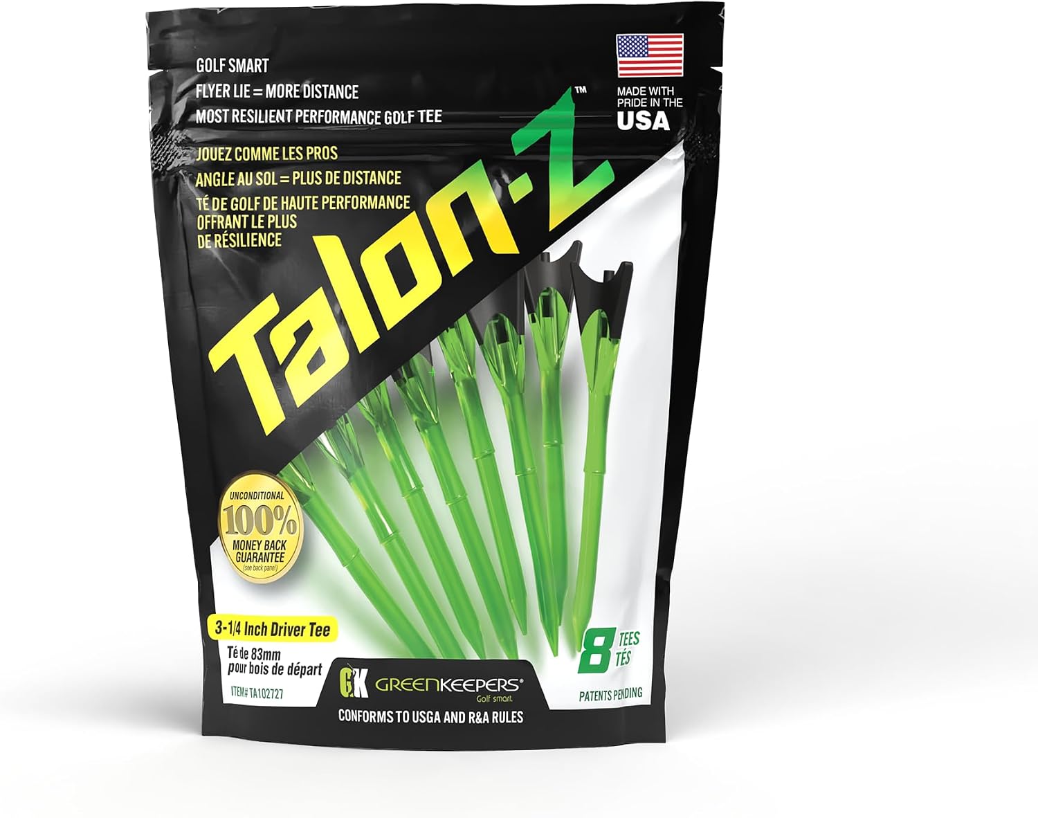 Greenskeepers Talon Z Tees 8ct